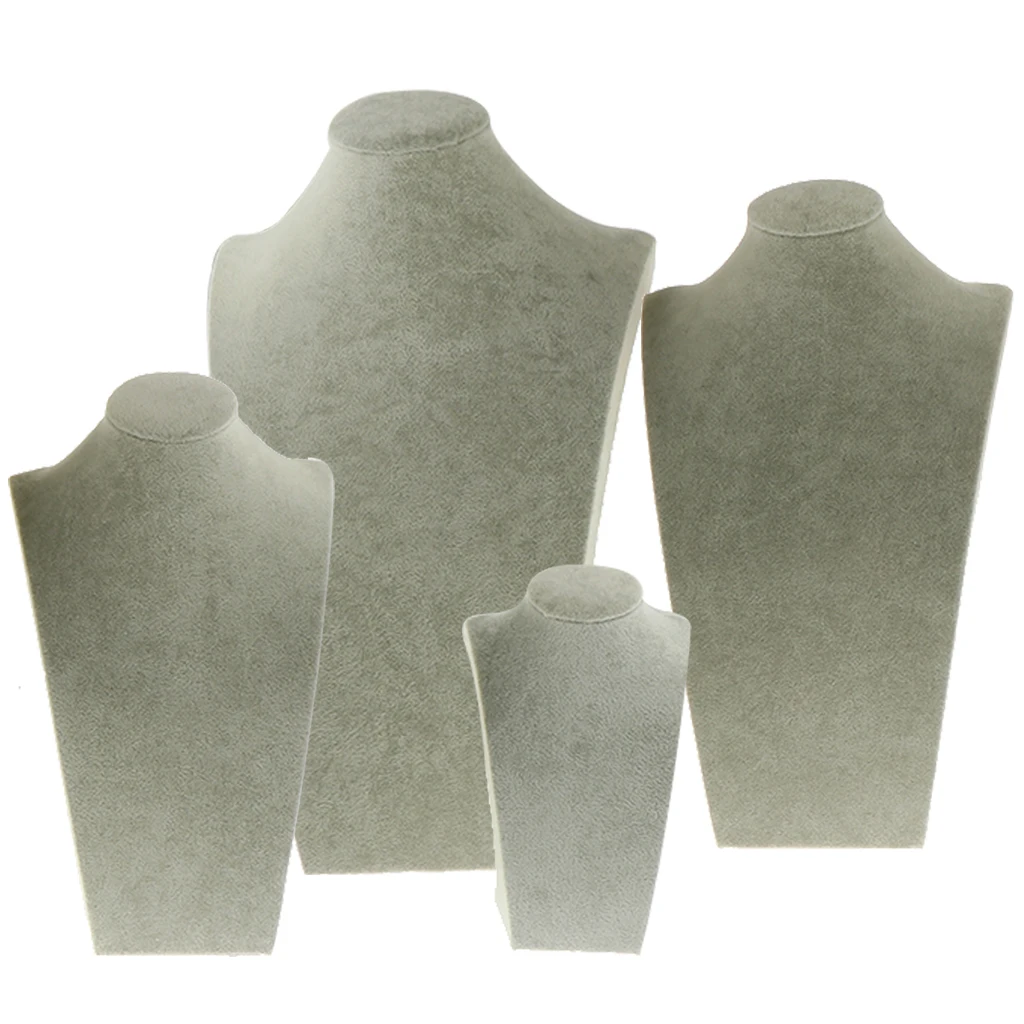 Роскошное ожерелье бюст дисплей держатель ювелирные изделия шею кулон цепь