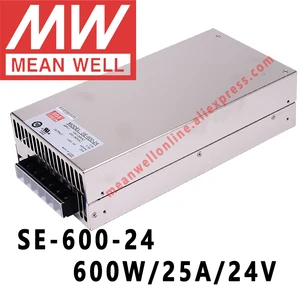 SE-600-24 Mean Well 600W/25A/24V DC Single Output Power Supply meanwell online store