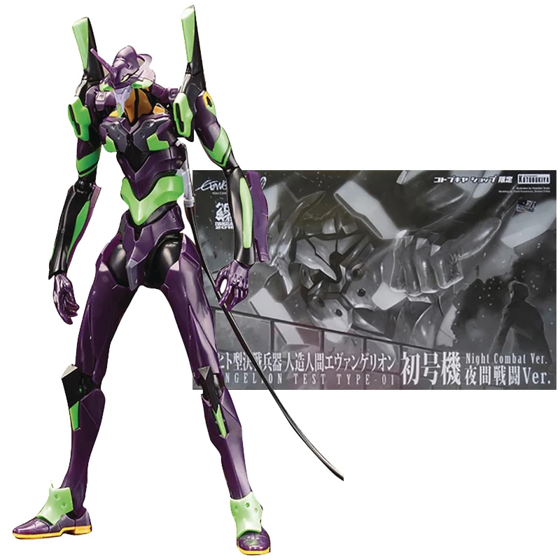 

Kotobukiya KP405R 1/400 Eva 01 Evangelion 3.0 тестовый Тип-01 модель ночного боевого режима комплект ограниченной экшн-Фигурки Робот детские игрушки