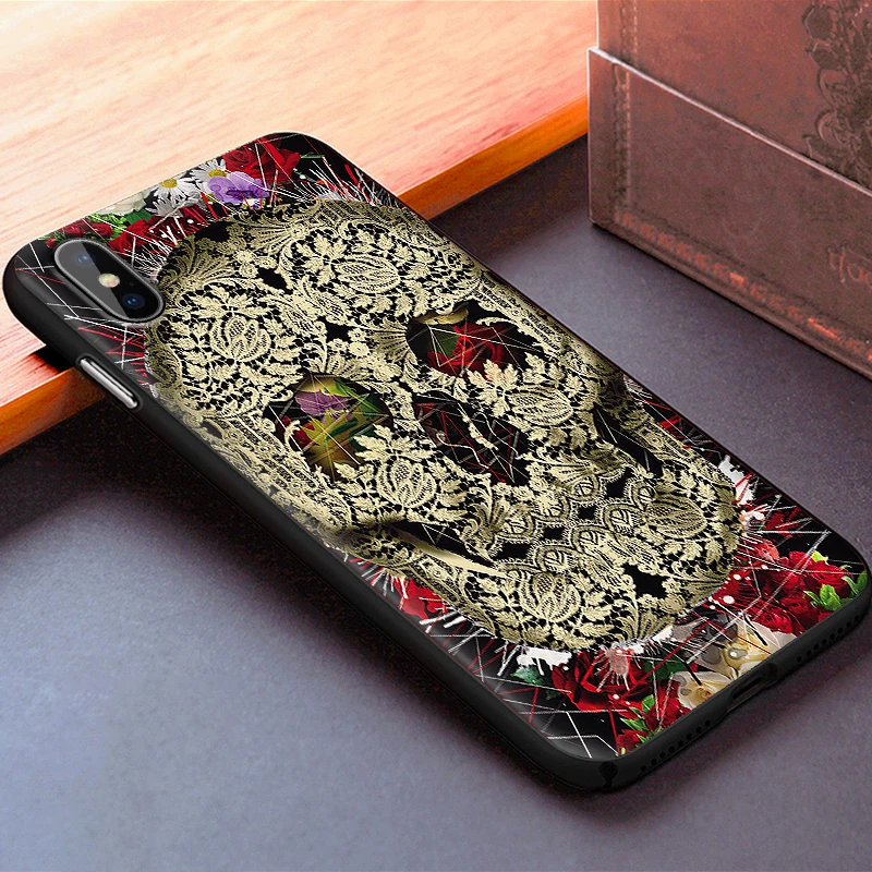 Сатана Ужасный Череп Мягкий ТПУ чехол для телефона iPhone 11 Pro Max X XS XR 8 7 6 5 s Plus