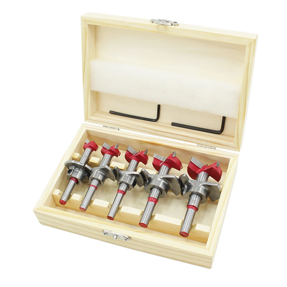 Сверло для сверления отверстий по дереву сверло 15/20/25/30/35 мм 5 шт./набор |