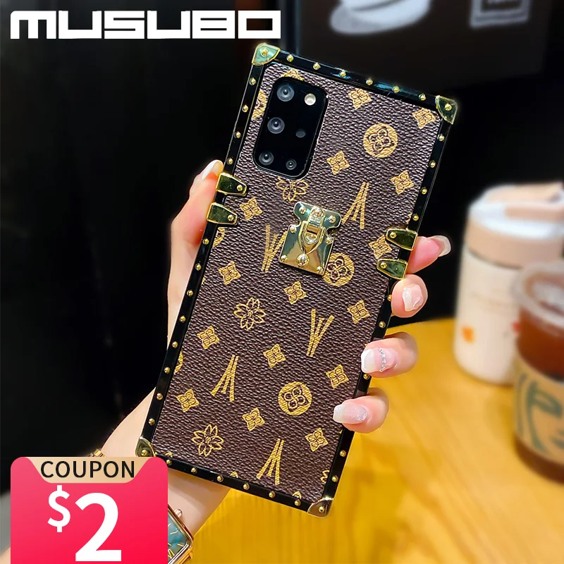 Musubo Retro Case For Samsung Galaxy S21 S20 Ultra S10 Plus A51 A71 5G A72 Note 10 Plus Note 20 Ultra Fundas Cover Luxury Coque