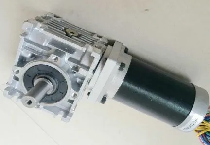24V 57 червячный редуктор мотора постоянного тока без щетки 69W Шестерни соотношение