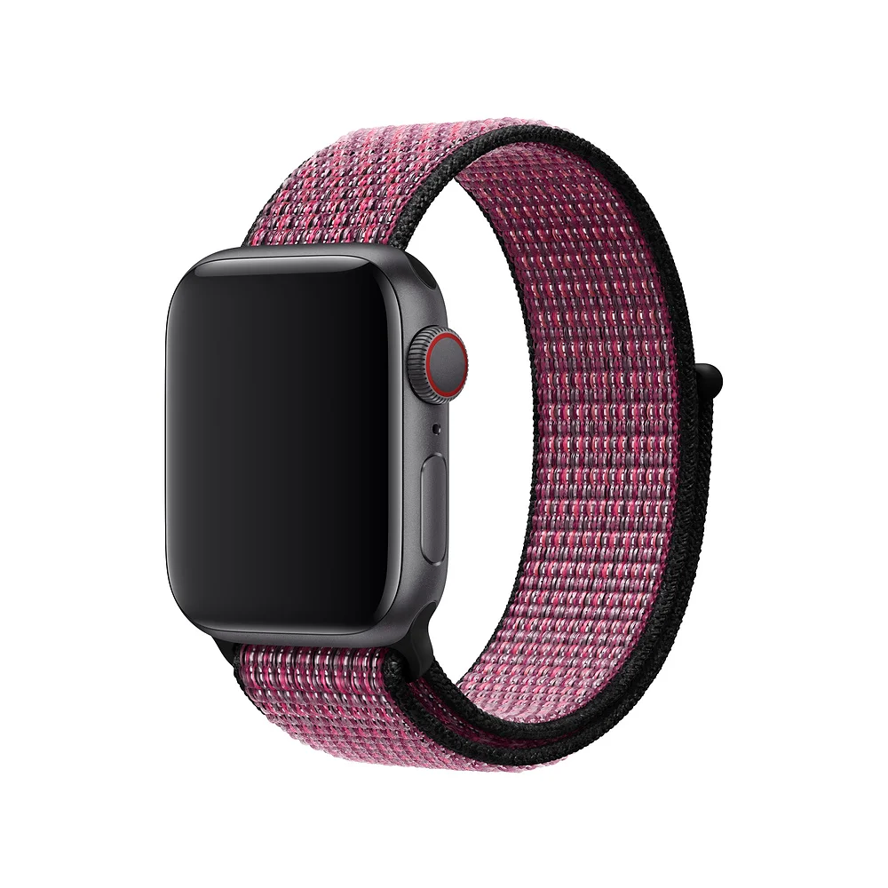 Легкая дышащая нейлоновая Спортивная петля для Apple Watch Series 5/4/3/2/1 42 мм 38 44/40 Band Sport