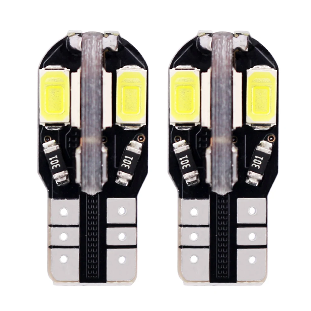 Автомобильный светодиодный габаритный фонарь T10 W5W 5630 8 SMD 12 В 194 168 автомобильный