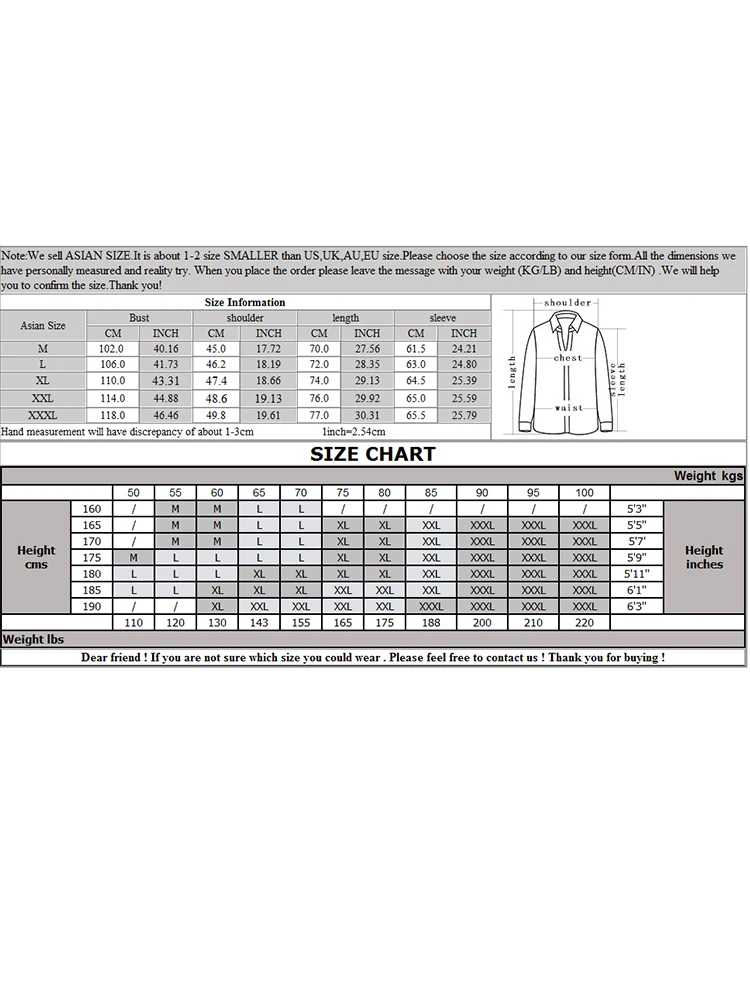 Рубашка мужская повседневная в клетку хлопок длинный рукав приталенная
