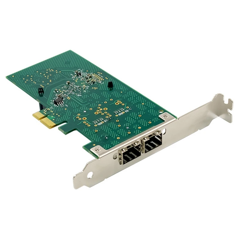 Гигабитная оптоволоконная Серверная сетевая карта I350AM2 PCI E X1 двойной оптический