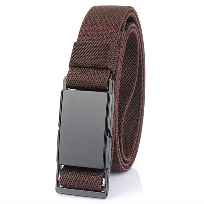 

New metal magnetic buckle casual neutral inner belt of versatile jeans high quality belt free shipping