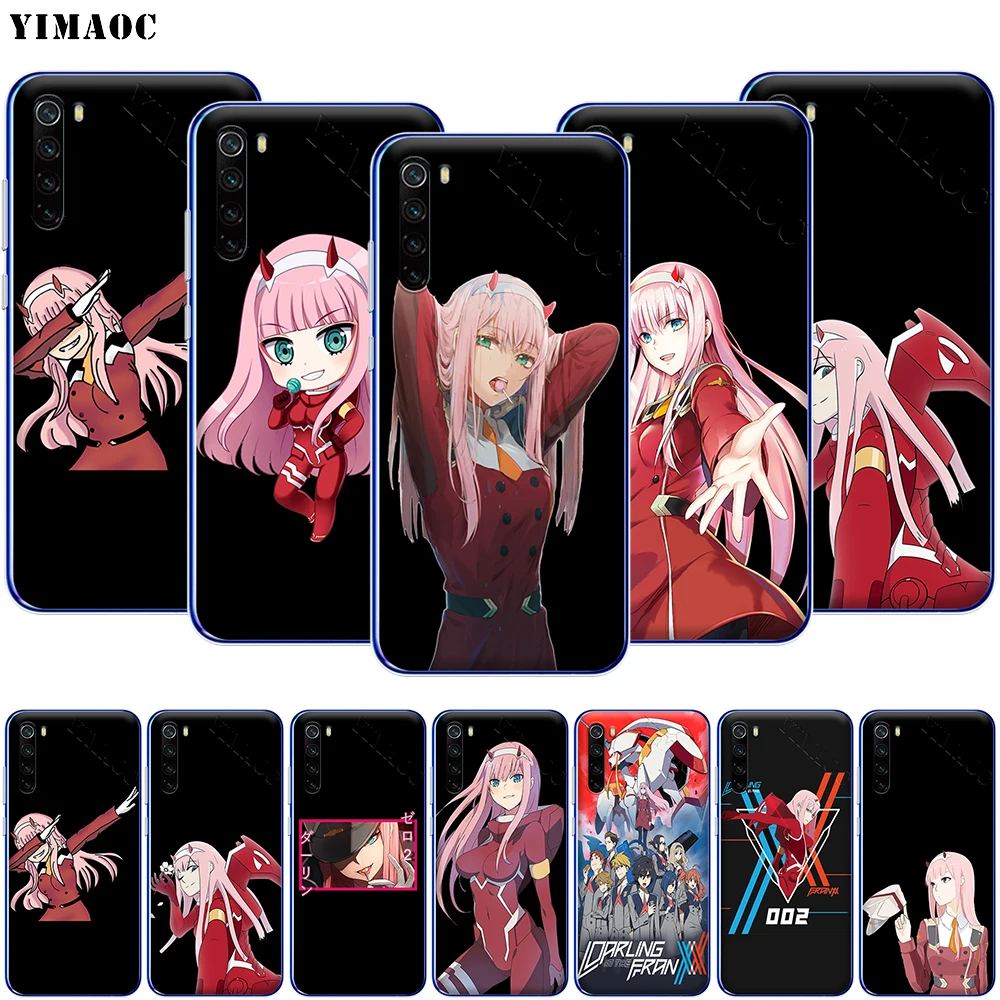 Чехол YIMAOC для телефона с аниме халири в Franxx Xiaomi Redmi Note 8 8A 7 6 5 5A Pro 4X 4A Prime Plus|Бамперы| |