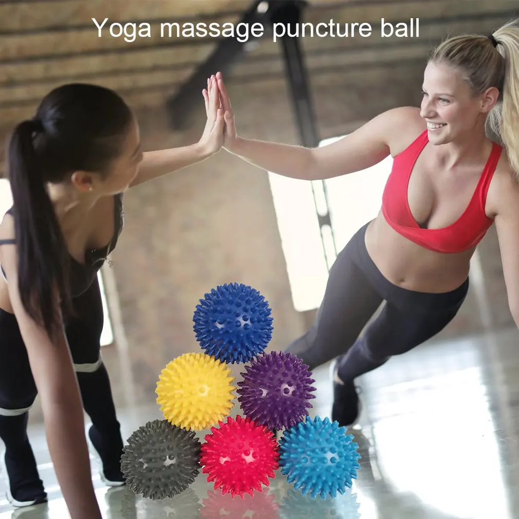 Массажный мяч ножевой ПВХ Защита окружающей среды шпоры для ног Подошвенный шар