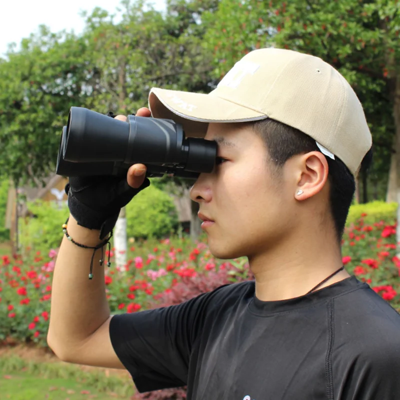 

10X50 blue film 10 times fixed high power binoculars portable binoculars professional outdoor work travel binoculars