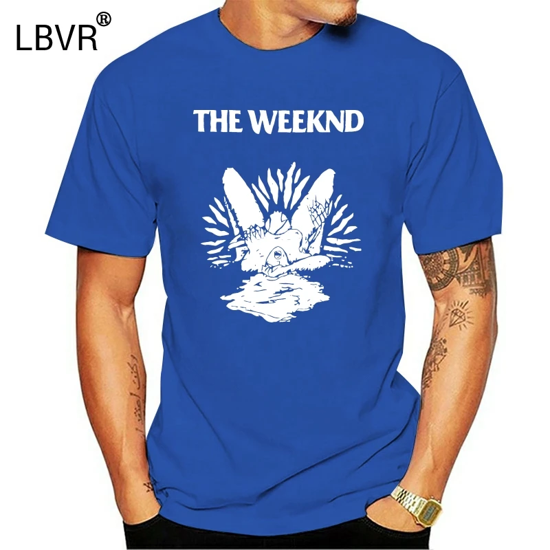 Мужская футболка с принтом The Weeknd Dead Head Повседневная коротким рукавом и круглым