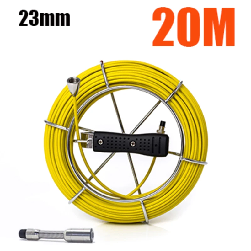 Аксессуары 23 мм Головка камеры с кабелем 20 м канализация сливная труба замена