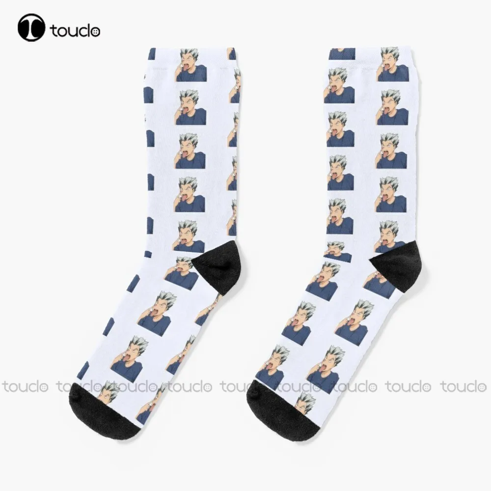 

Bokuto Bleh Socks Softball Socks Women Personalized Custom Unisex Adult Teen Youth Socks 360° Digital Print Christmas Gift Gift