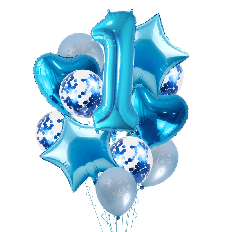 

Blue Gold Dot Disposable Tableware Set Paper Cup Paper Plate Table Decor For 1st Birthday Party Baby Shower Decorations Supplies