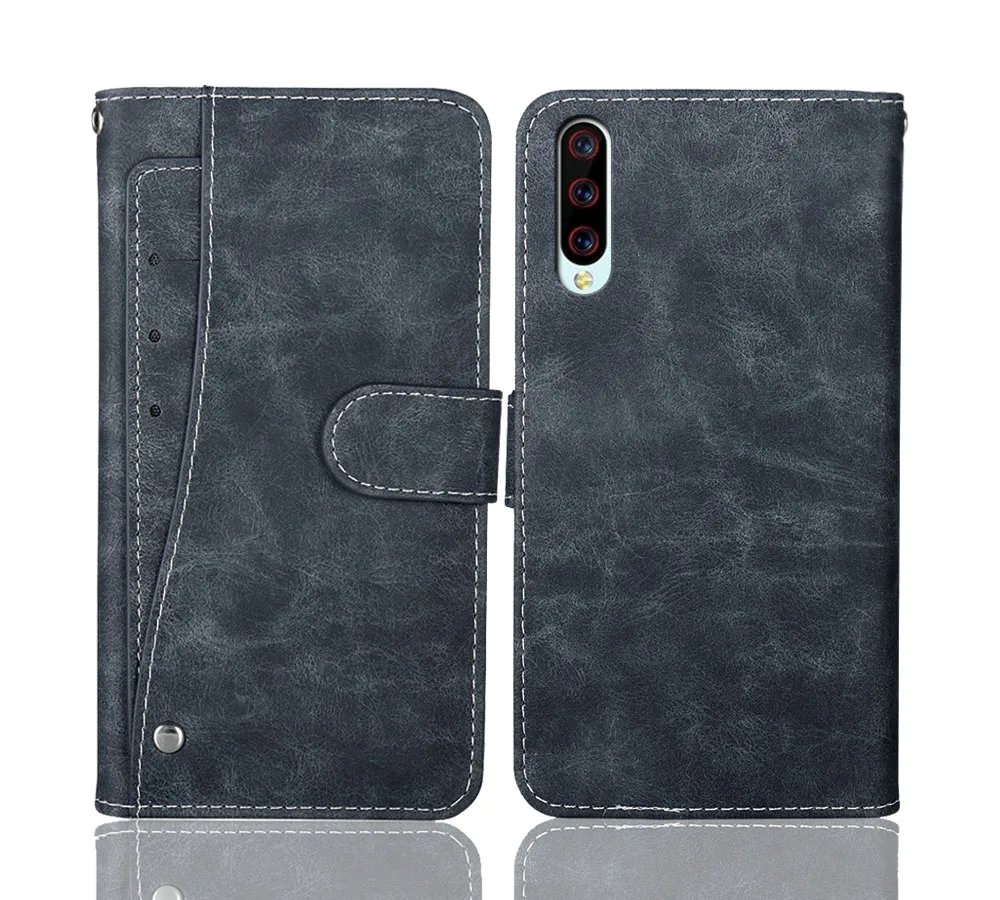Роскошный кошелек UMIDIGI X Case 6,3" Винтажный Флип кожаный чехол бизнес защитный чехол с передней телефонные разъемы для карт книга