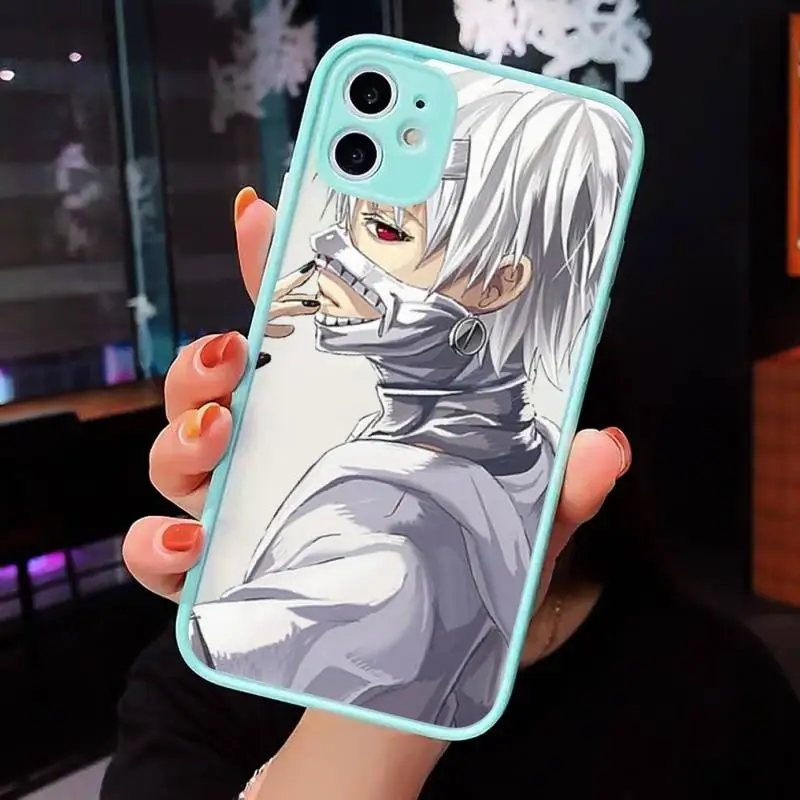 

Tokyo Ghoul Japanese anime high quality Phone Cases matte transparent For iphone 7 8 11 12 plus mini x xs xr pro max cover
