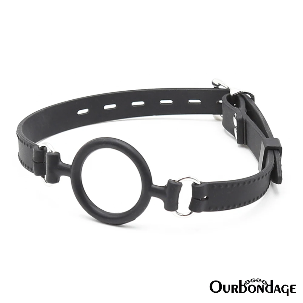 Ourbondage Silicone O Ring Mouth Gag Oral Fixation Silica gel Belt Band Restraints Sex Toys For Men Women And Couples | Красота и