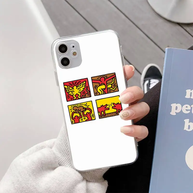 yndfcnb street graffiti phone case for iphone11 12 pro max se 2020 6s 7 8 plus x xs max xr transparent soft silicone cover free global shipping