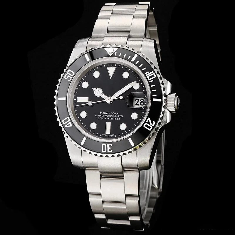

Ceramic Bezel Mens Top Luxury Brand 2813 Mechanical Stainless Steel Automatic Men Watch Sports Designer Watches Wristwatches