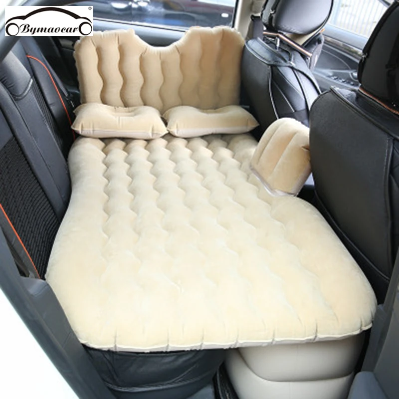 

2022 Bymaocar Car inflatable bed Multifunctional travel bed 900*1350(mm) car mattress PVC+ flocking car bed car accessories