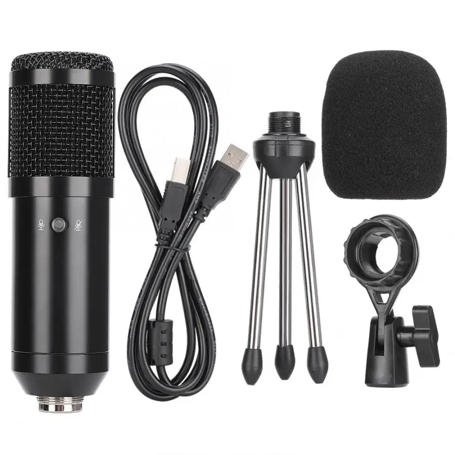 Конденсаторный микрофон с микрофоном microfono inalambrico со штативом для караоке