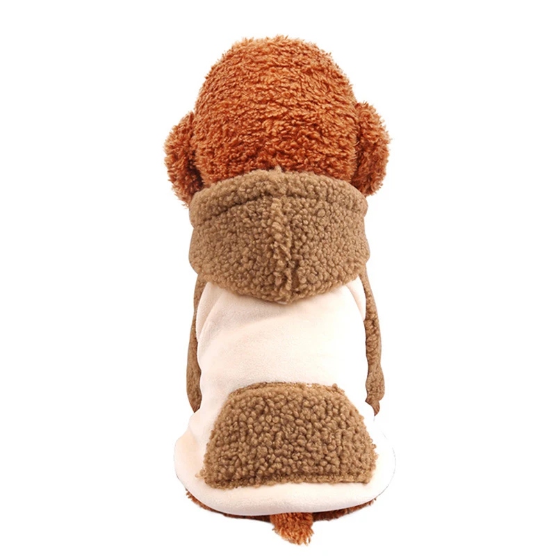 

Pet Winter Warm Fleece Clothing Dogs Jumpsuit Hoodies Jacket Pet Supplies For Puppy Dogs Pet Outfit for Chihuahua Costumes XS-XL