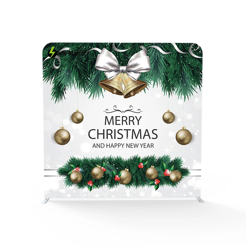 Многоразовый прямой 8 футов Натяжной тканевый рекламный фон дисплей стенд | Дом и