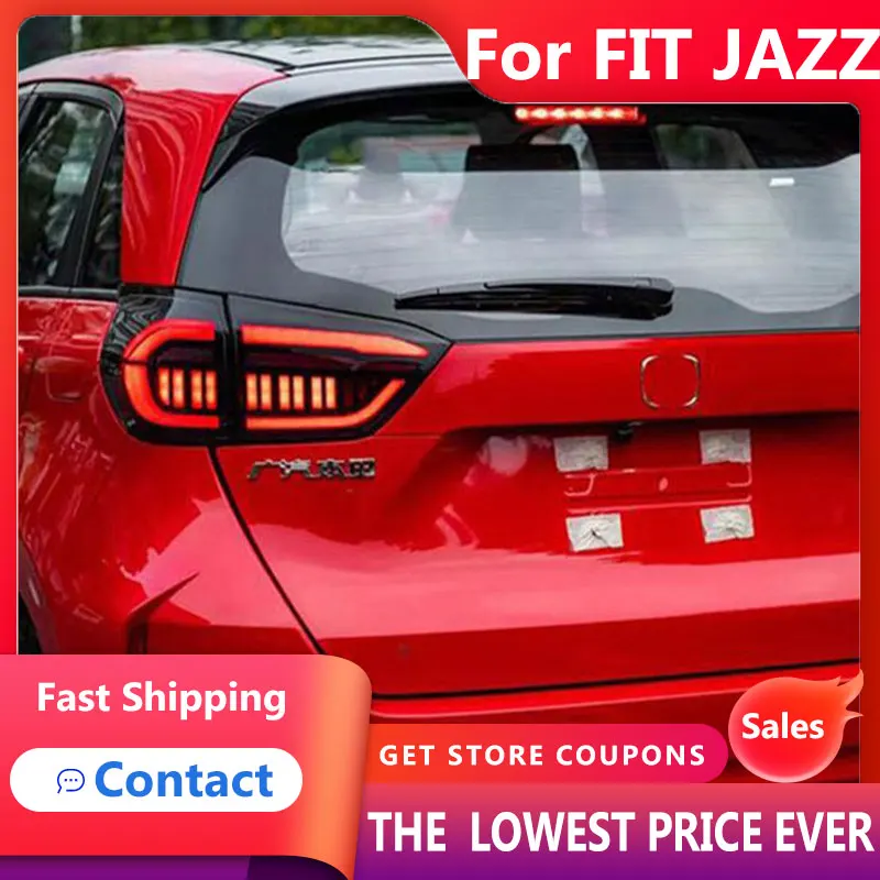 

For Car HONDA FIT JAZZ GR9 Tail Lamp 2020-2021 Led Fog Lights DRL Day Running Light Tuning Car Accessories FIT JAZZ Tail Lights