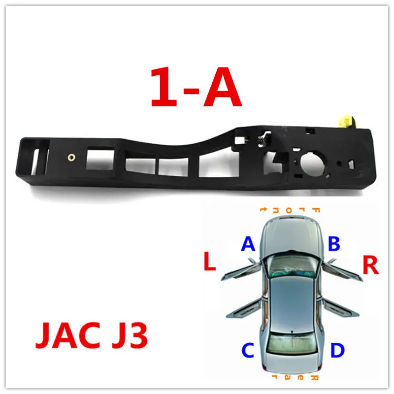 Армейский зеленый JAC car outside shake handshandle base for JAC J3, JAC J5 - Цвет: Армейский зеленый