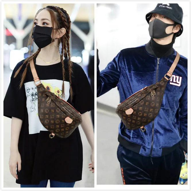 Мужская поясная сумка нагрудная из искусственной кожи для мужчин мужчин|Поясные