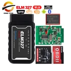 Автомобильный диагностический инструмент ELM327 OBD2 BTWIFI V1.5 ELM 327 OBD II чип сканера PIC18F25K80 работа AndroidIOSWindows 12 В дизель