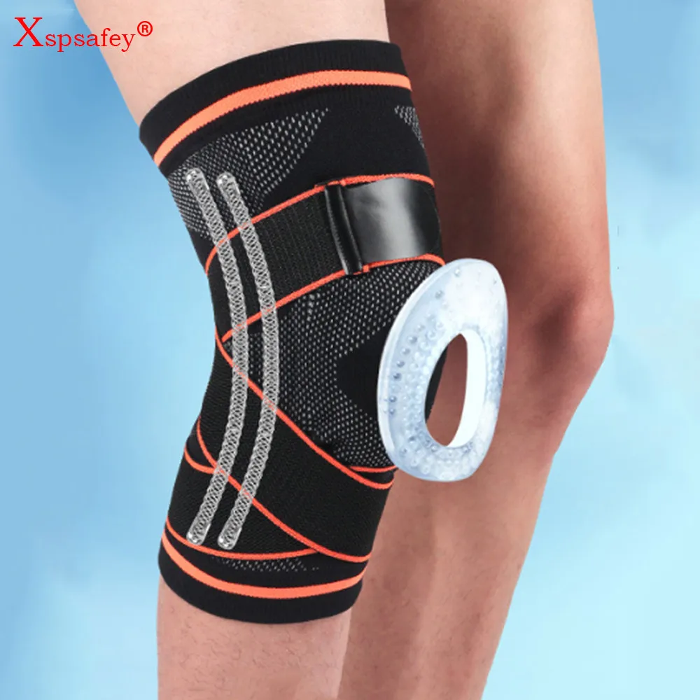 

Support New Basketball Knee Patella Sport Knee Protection Cycling KneePad Volleyball 1PCS Joints Kneecap Pads Braces Strap Spor