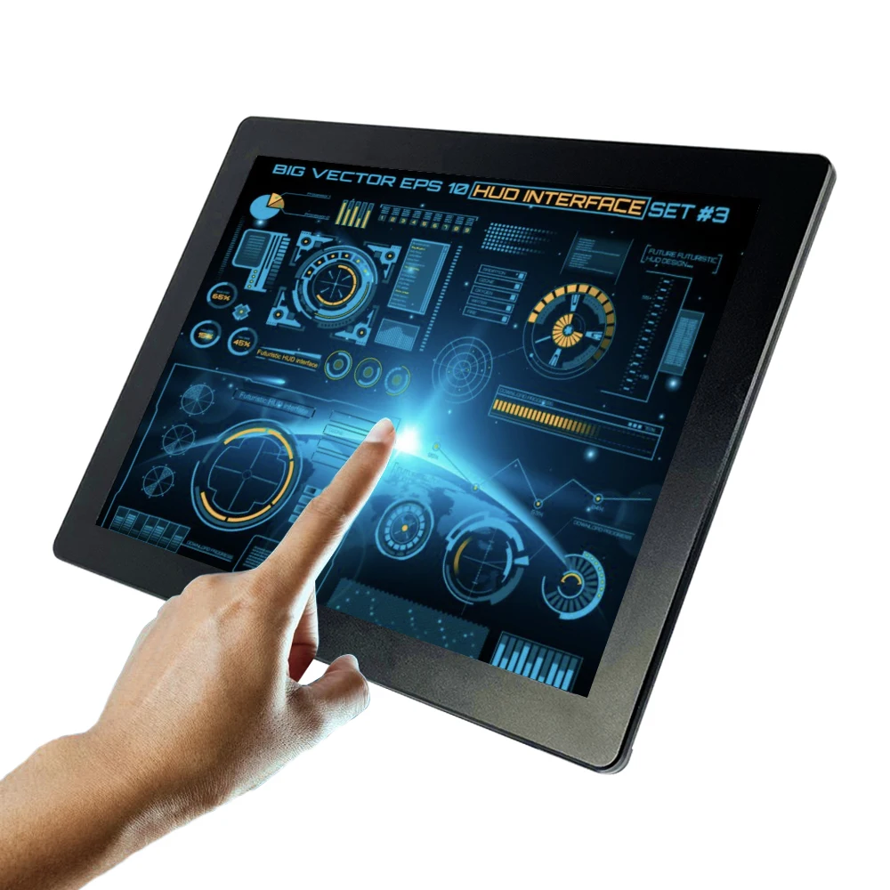 

TPM2.0 fanless pc 17"resistive touch computer i5 8265u 8 gen cpu HD-MI/RS232 422 485/USB3.0/LAN for windows 11