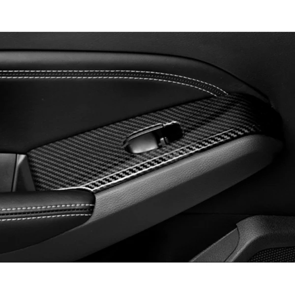 ABS углеродное волокно автомобильный переключатель для окна панель отделка