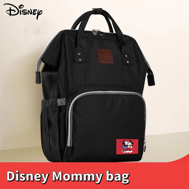 

Disney Diaper Backpack Mummy Bag Mickey Mouse Donald Duck Cartoon Double Shoulder Multi Function Large Capacity Baby Nappy Bag