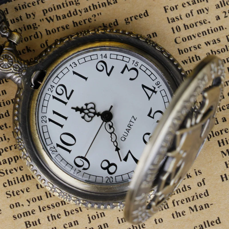 Карманные часы Alchemist цепочка-ожерелье мужские кварцевые из нержавеющей стали