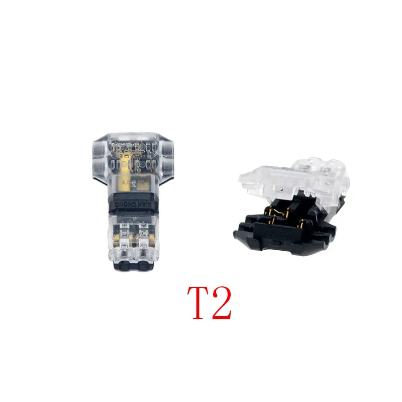 5pcs Spring Connector wire with no welding no screws Quick Connector cable clamp Terminal Block Easy Fit for led strip