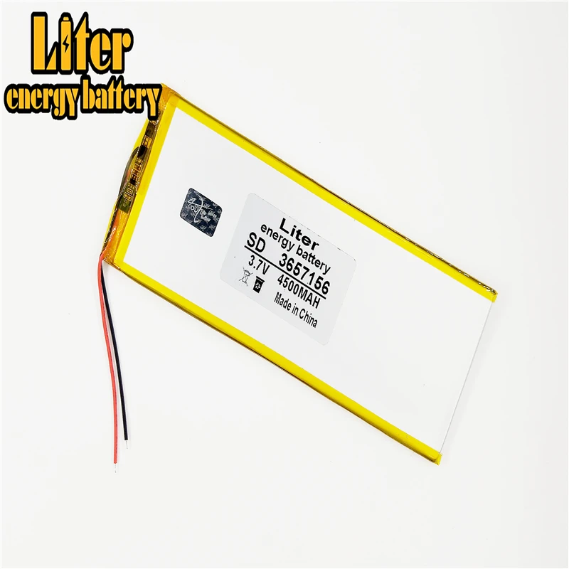 3 7 v 4500mah 3657156 3555155 (полимерная литий ионная батарея) батарея для планшетного ПК gps mp3