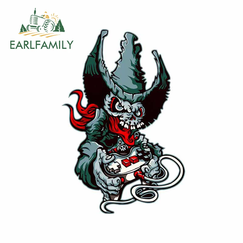 

EARLFAMILY 13 см x 8,9 см для геймера Автомобильная наклейка с черепом Винил лобовое стекло окна украшения Camper, устойчивая к царапинам Ван JDM внедоро...