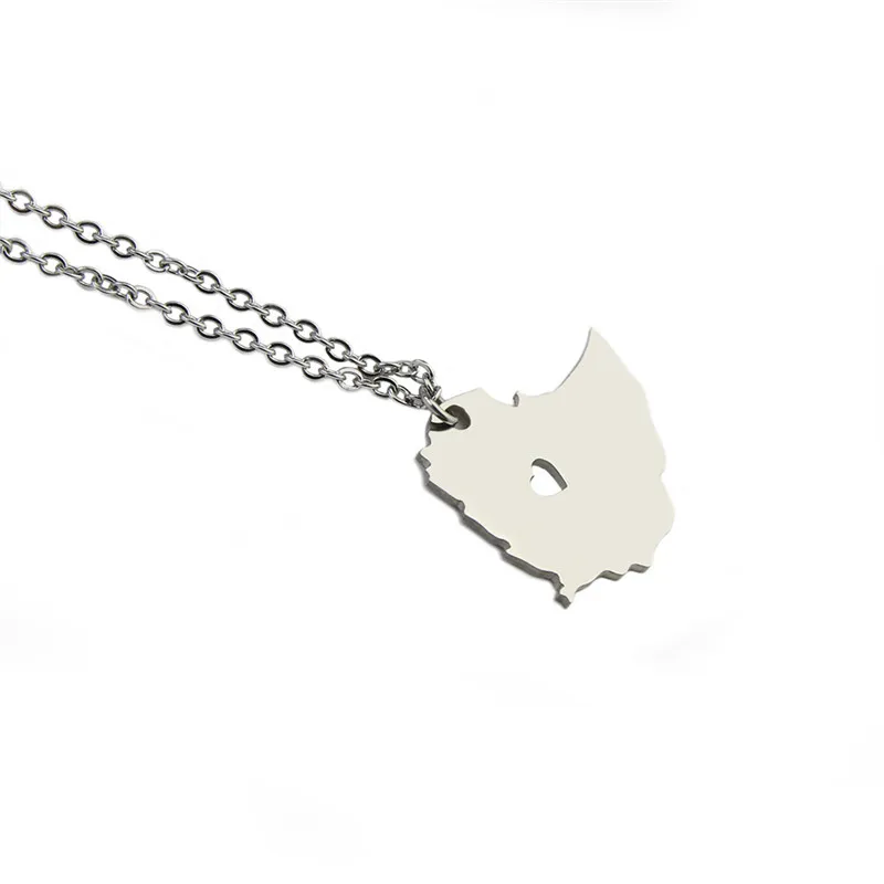 Ожерелье с подвеской в виде карты эфиопа ювелирные изделия европейском и