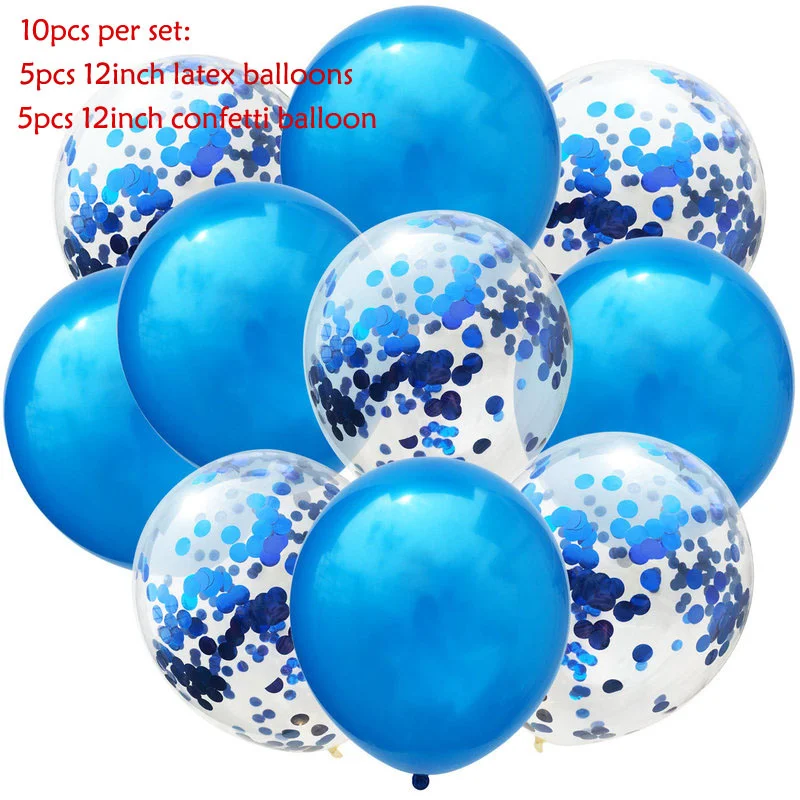 10pcs/lot Glitter Confetti Latex Balloons Romantic Wedding Decoration Baby Shower Birthday Party Decor Clear Air | Дом и сад