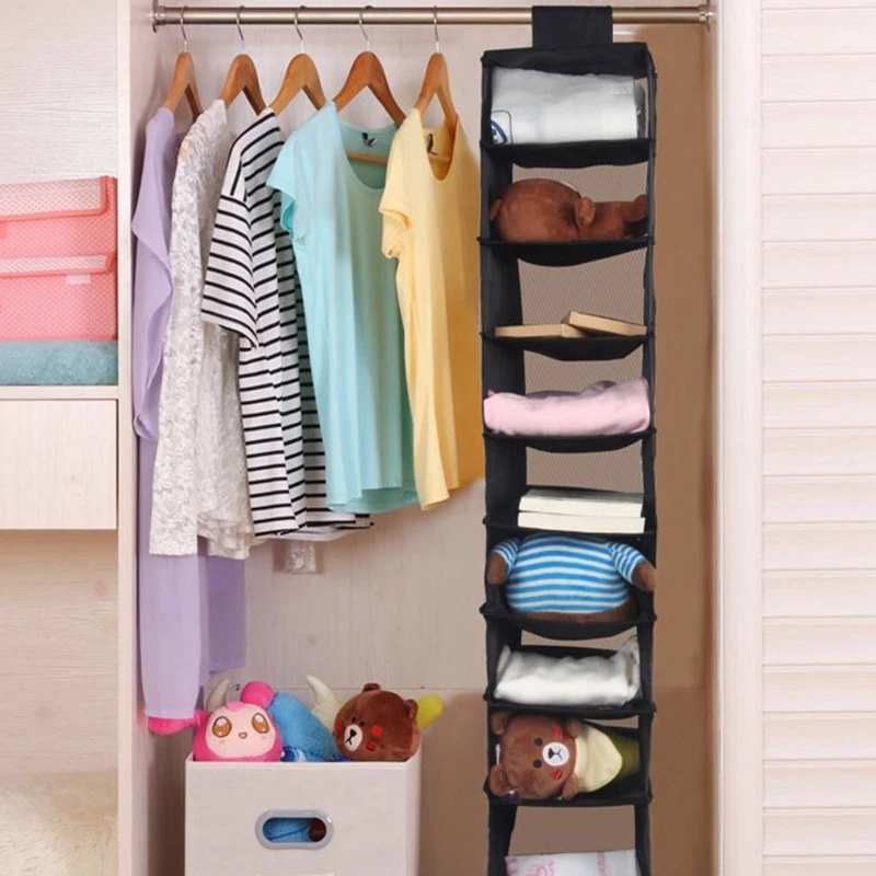 Моющиеся Волшебные стикеры Оксфорд висит органайзер коробка шкаф одежда сумка