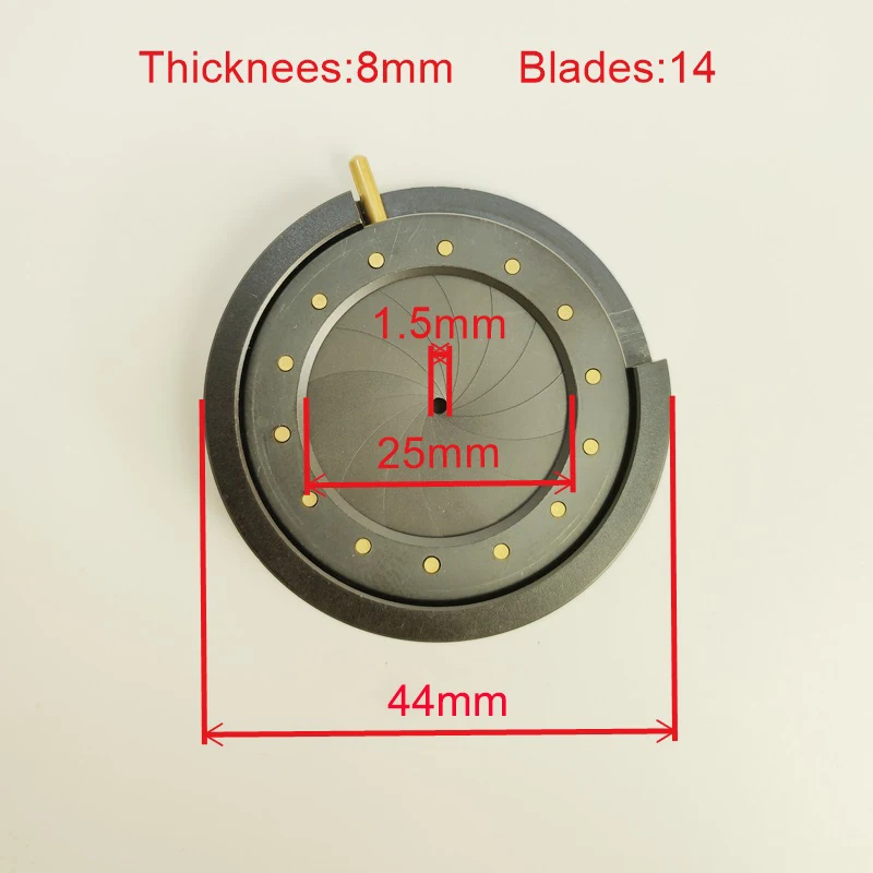 1 шт. 5-25 мм механические Iris диафрагмы апертуры микроскоп Камера детали