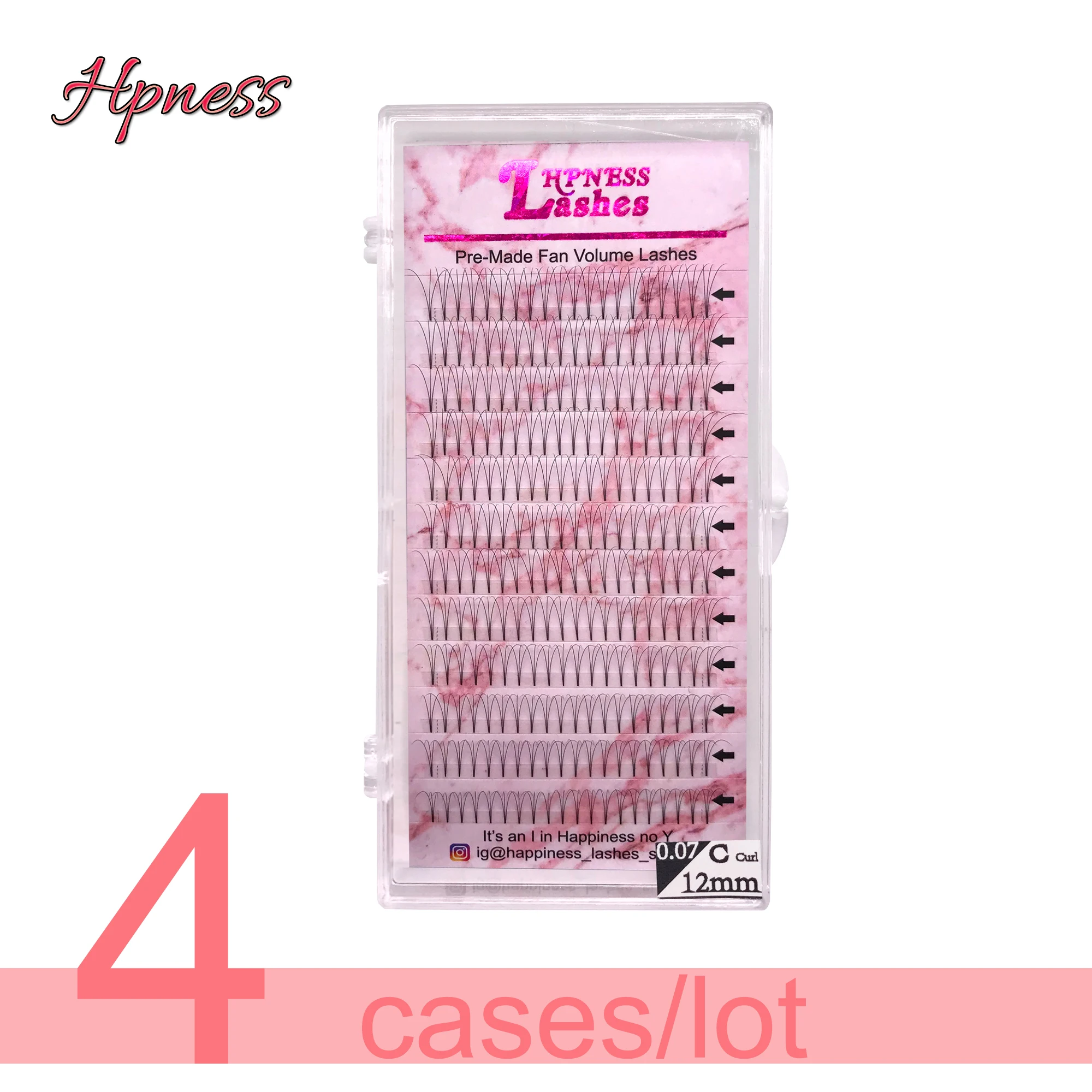 Ресницы для наращивания 3D/4D/5D 4 лотка индивидуальный макияж предварительно