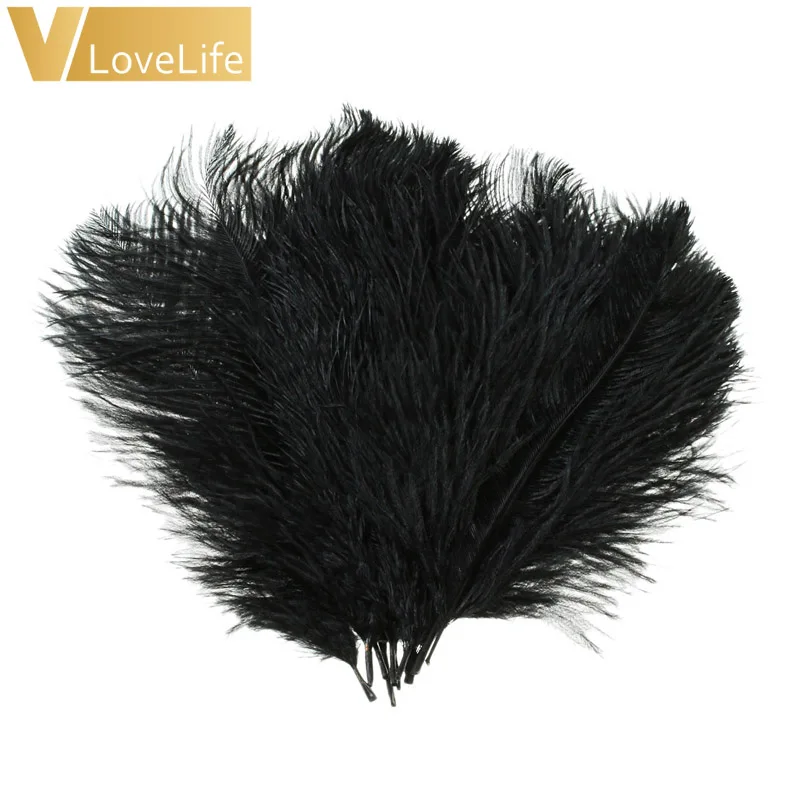 10 шт./лот 25-30 см натуральное страусиное перо Красивое разноцветное DIY ювелирные