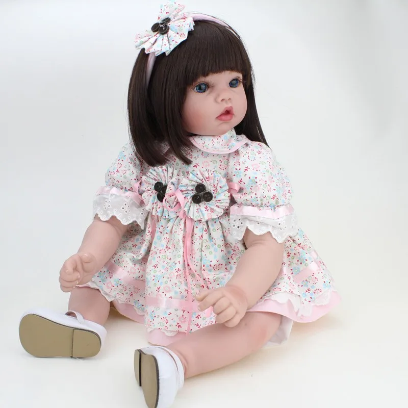 55 см куклы Bebe Reborn реалистичные игрушки принцессы для малышей тканевые