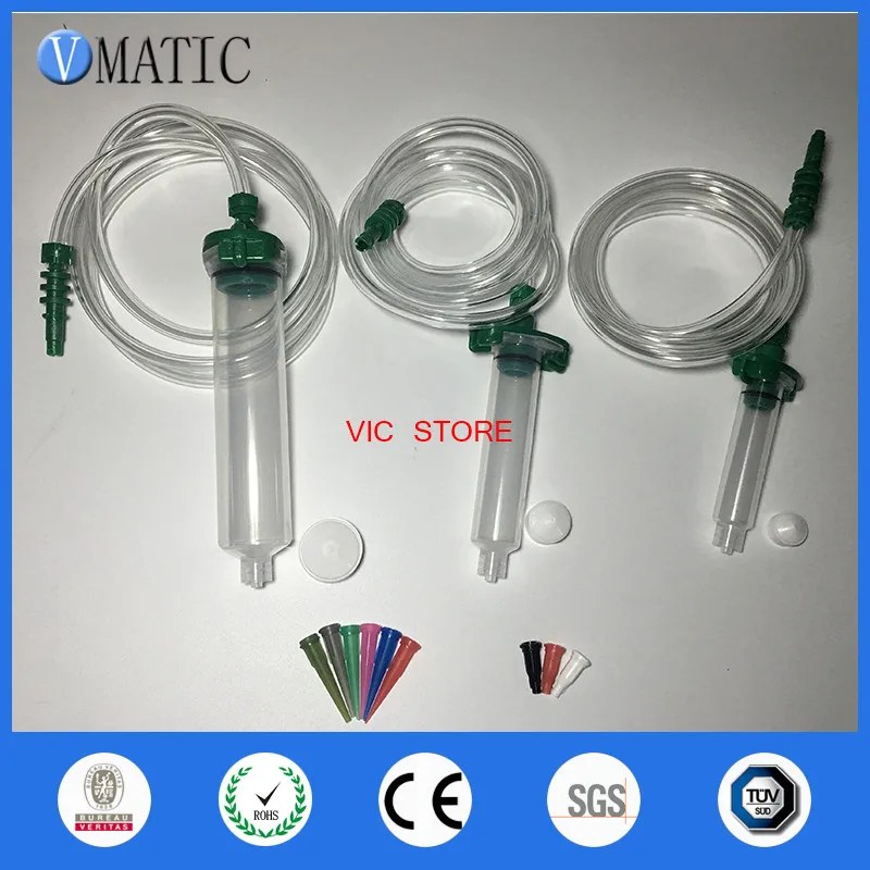 Бесплатная доставка 5cc/10cc/30cc ml дозатор клея пневматический пластиковый Шприц