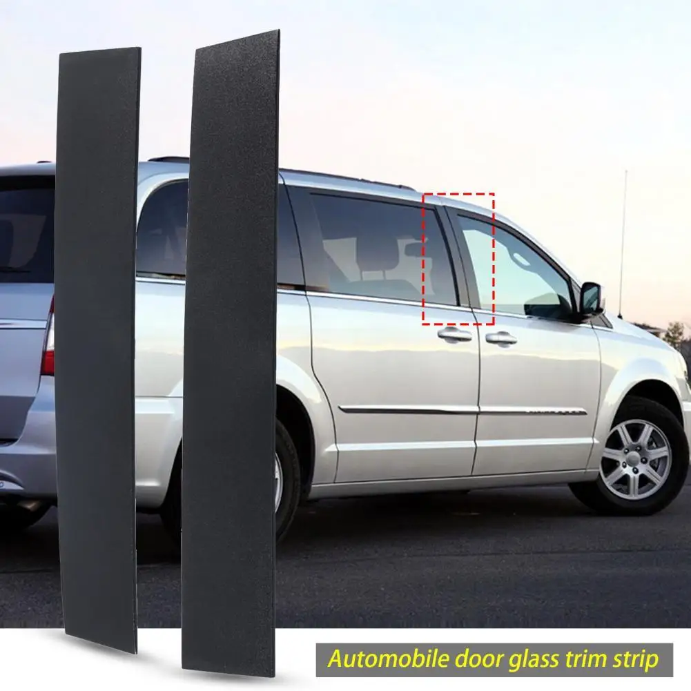 

1 Pair B-pillar Cover Sturdy Direct Replacement ABS Front Left Right B Pillar Trim Molding 5020664AA 5020664AB for Grand Caravan