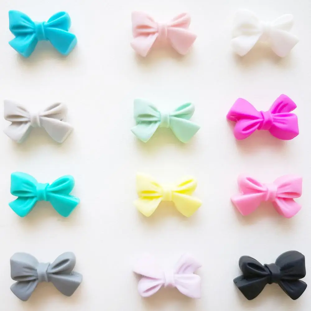 Силиконовый галстук бабочка для детей 100 шт.|Детские прорезыватели| |